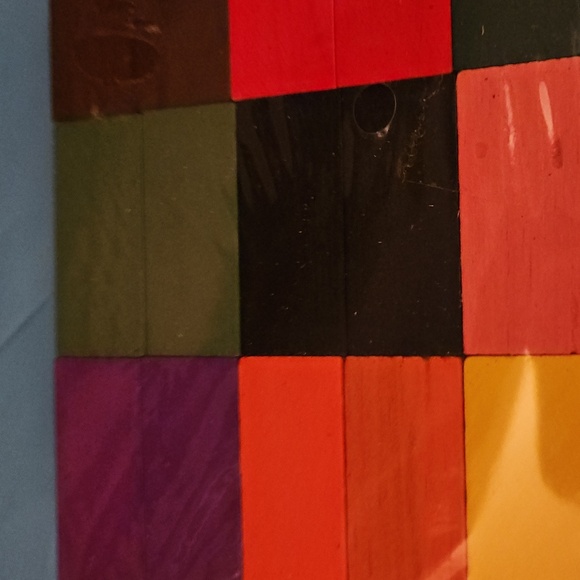 Colorful Wooden Building Block Set, New In Package, 96 Blocks Per Package - Picture 4 of 7